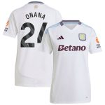 aston villa adidas away shirt 2024-25 – womens with onana 24 printing Collection | Official Aston Villa Shirts