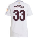 aston villa adidas away shirt 2024-25 – womens with pacheco 33 cup printing Collection | Official Aston Villa Shirts