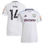 aston villa adidas away shirt 2024-25 – womens with pau 14 printing Collection | Official Aston Villa Shirts