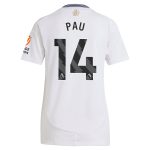 aston villa adidas away shirt 2024-25 – womens with pau 14 printing Collection | Official Aston Villa Shirts