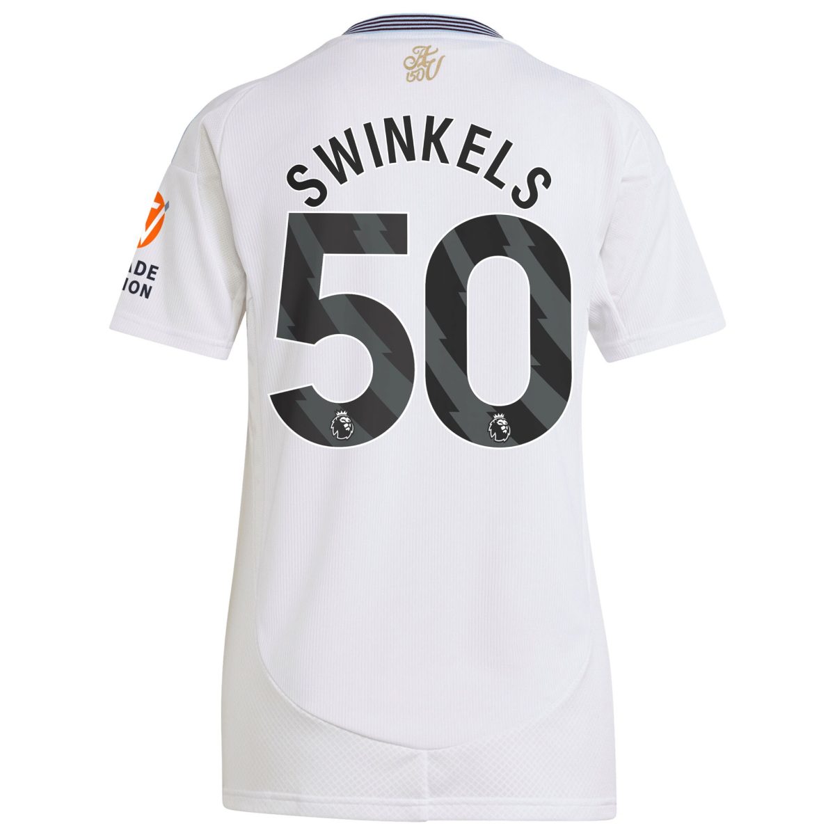 aston villa adidas away shirt 2024-25 – womens with swinkels 50 printing Collection | Official Aston Villa Shirts