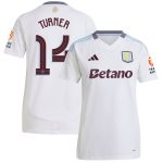 aston villa adidas away shirt 2024-25 – womens with turner 14 cup printing Collection | Official Aston Villa Shirts