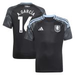 aston villa adidas away shirt 2025-26 – kids with a.garcía 16 printing Collection | Official Aston Villa Shirts