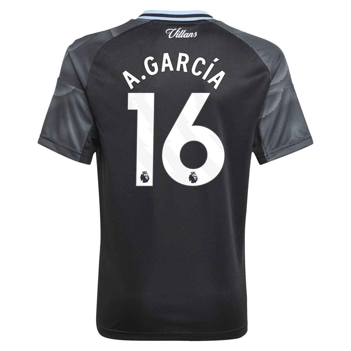 aston villa adidas away shirt 2025-26 – kids with a.garcía 16 printing Collection | Official Aston Villa Shirts