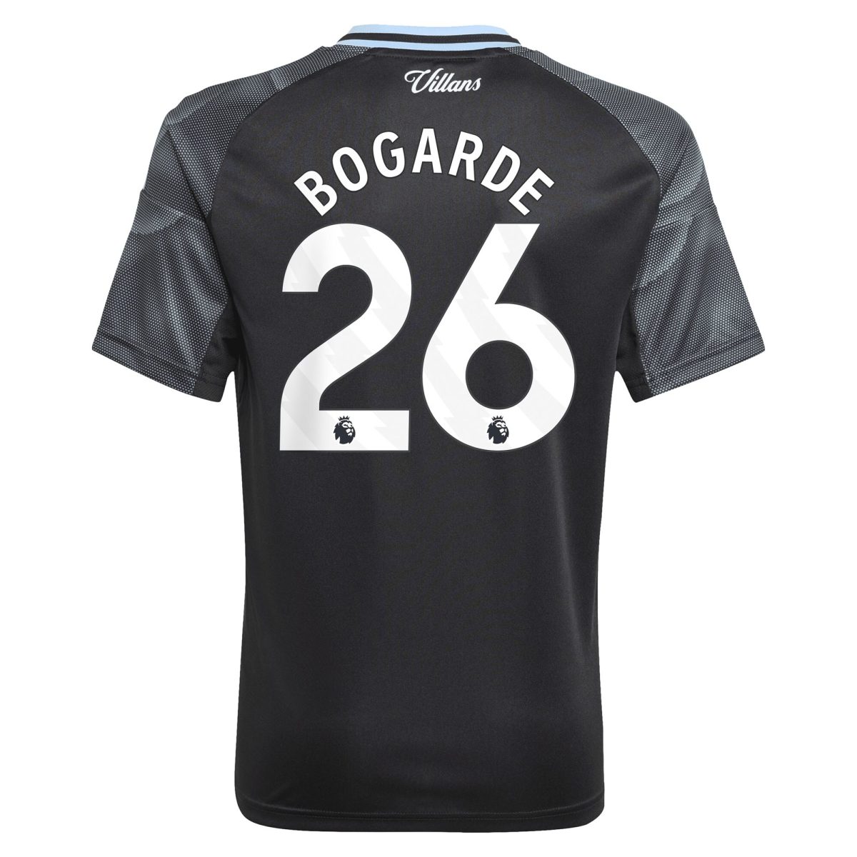aston villa adidas away shirt 2025-26 – kids with bogarde 26 printing Collection | Official Aston Villa Shirts