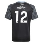 aston villa adidas away shirt 2025-26 – kids with digne 12 printing Collection | Official Aston Villa Shirts