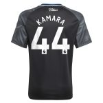 aston villa adidas away shirt 2025-26 – kids with kamara 44 printing Collection | Official Aston Villa Shirts