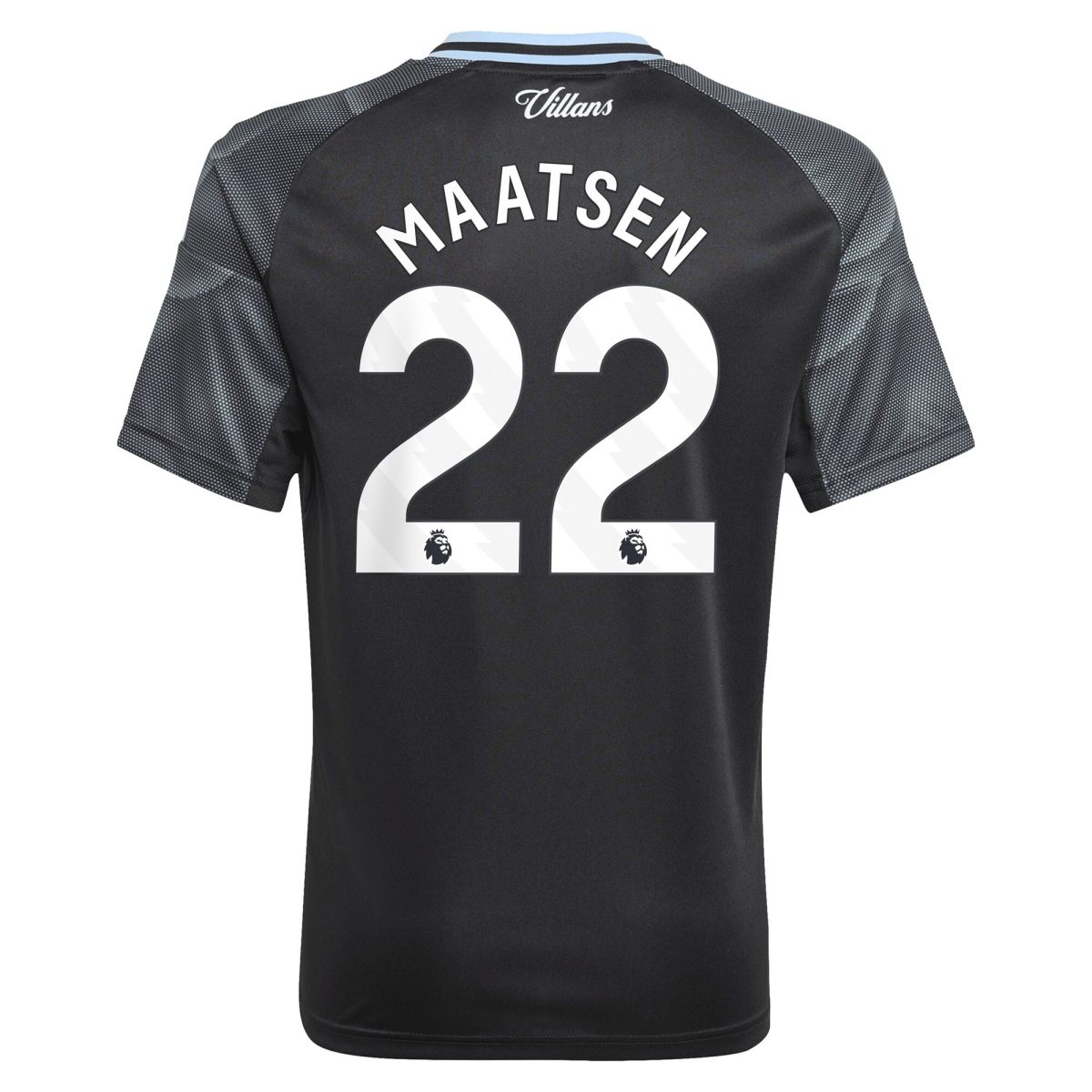 aston villa adidas away shirt 2025-26 – kids with maatsen 22 printing Collection | Official Aston Villa Shirts