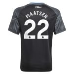 aston villa adidas away shirt 2025-26 – kids with maatsen 22 printing Collection | Official Aston Villa Shirts