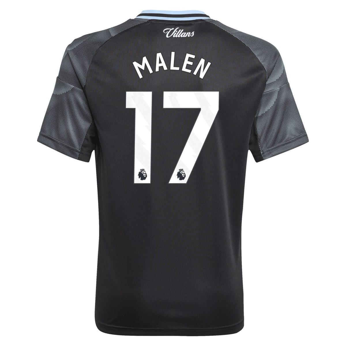 aston villa adidas away shirt 2025-26 – kids with malen 17 printing Collection | Official Aston Villa Shirts