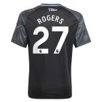 aston villa adidas away shirt 2025-26 – kids with rogers 27 printing Collection | Official Aston Villa Shirts