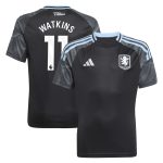 aston villa adidas away shirt 2025-26 – kids with watkins 11 printing Collection | Official Aston Villa Shirts