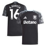 aston villa adidas away shirt 2025-26 with a.garcía 16 printing Collection | Official Aston Villa Shirts