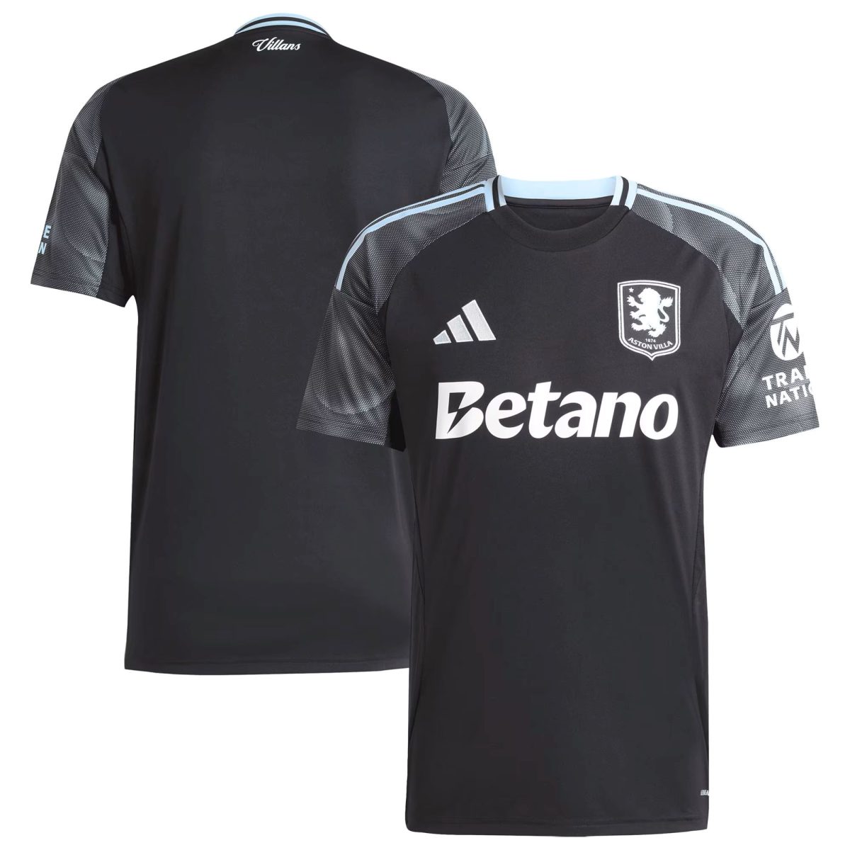 aston villa adidas away shirt 2025-26 with custom printing Collection | Official Aston Villa Shirts