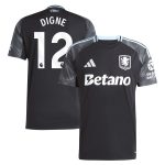 aston villa adidas away shirt 2025-26 with digne 12 printing Collection | Official Aston Villa Shirts