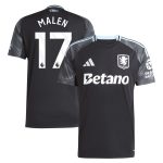 aston villa adidas away shirt 2025-26 with malen 17 printing Collection | Official Aston Villa Shirts