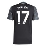 aston villa adidas away shirt 2025-26 with malen 17 printing Collection | Official Aston Villa Shirts