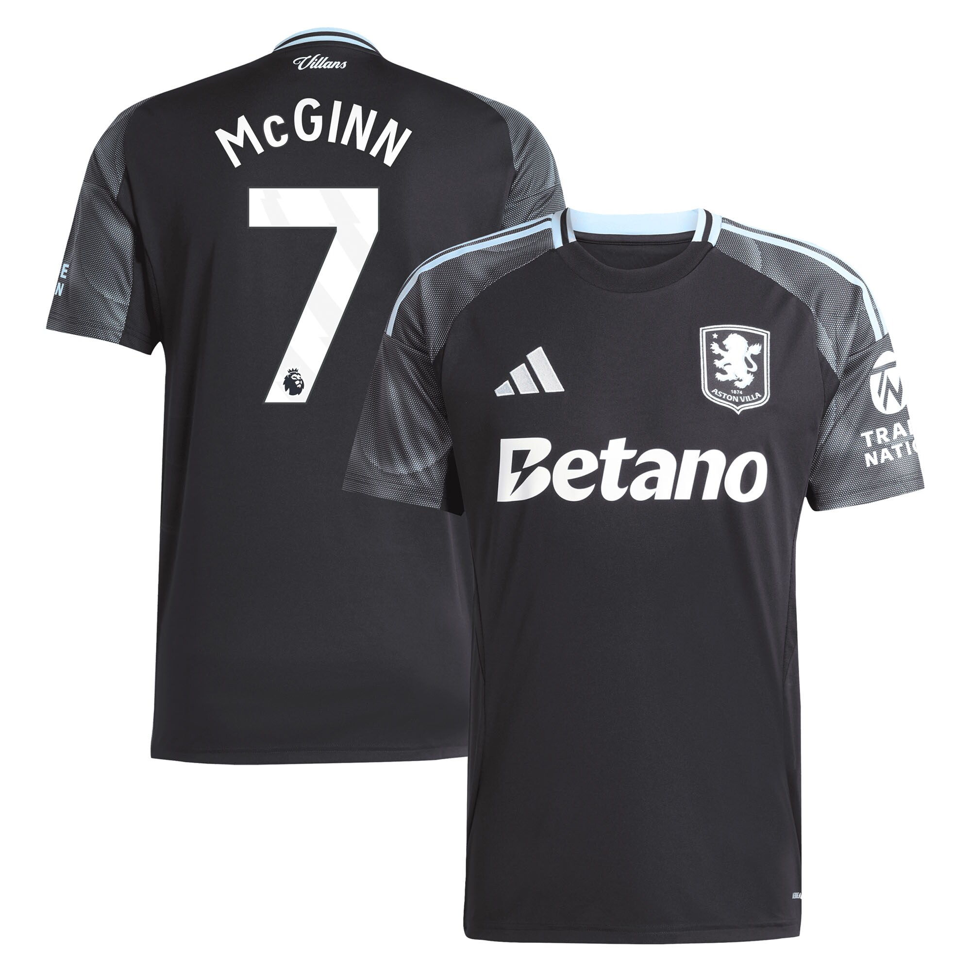 aston villa adidas away shirt 2025-26 with mcginn 7 printing Collection | Official Aston Villa Shirts