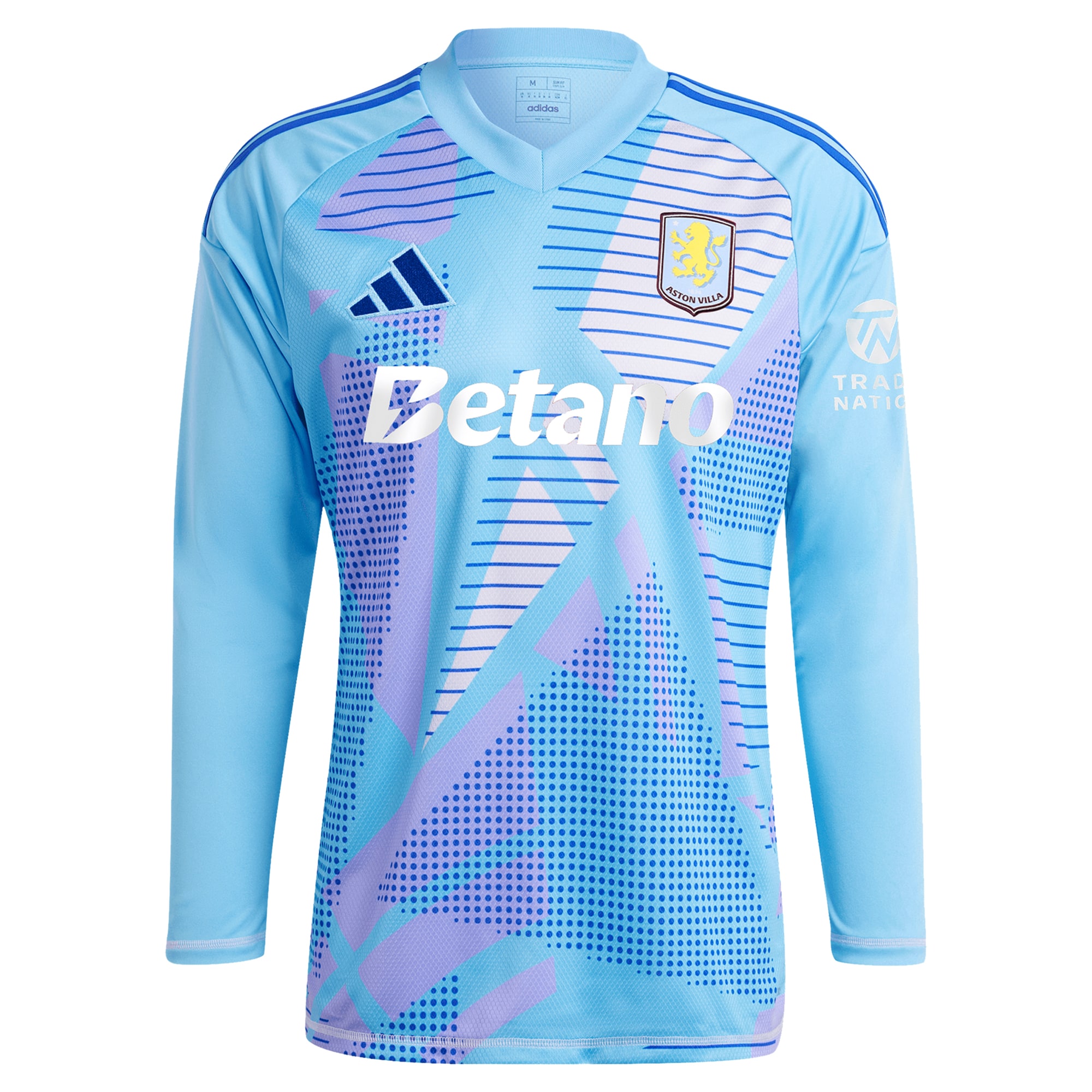 aston villa adidas goalkeeper shirt 2024-25 – long sleeve – 201964005 with custom printing Collection | Official Aston Villa Shirts
