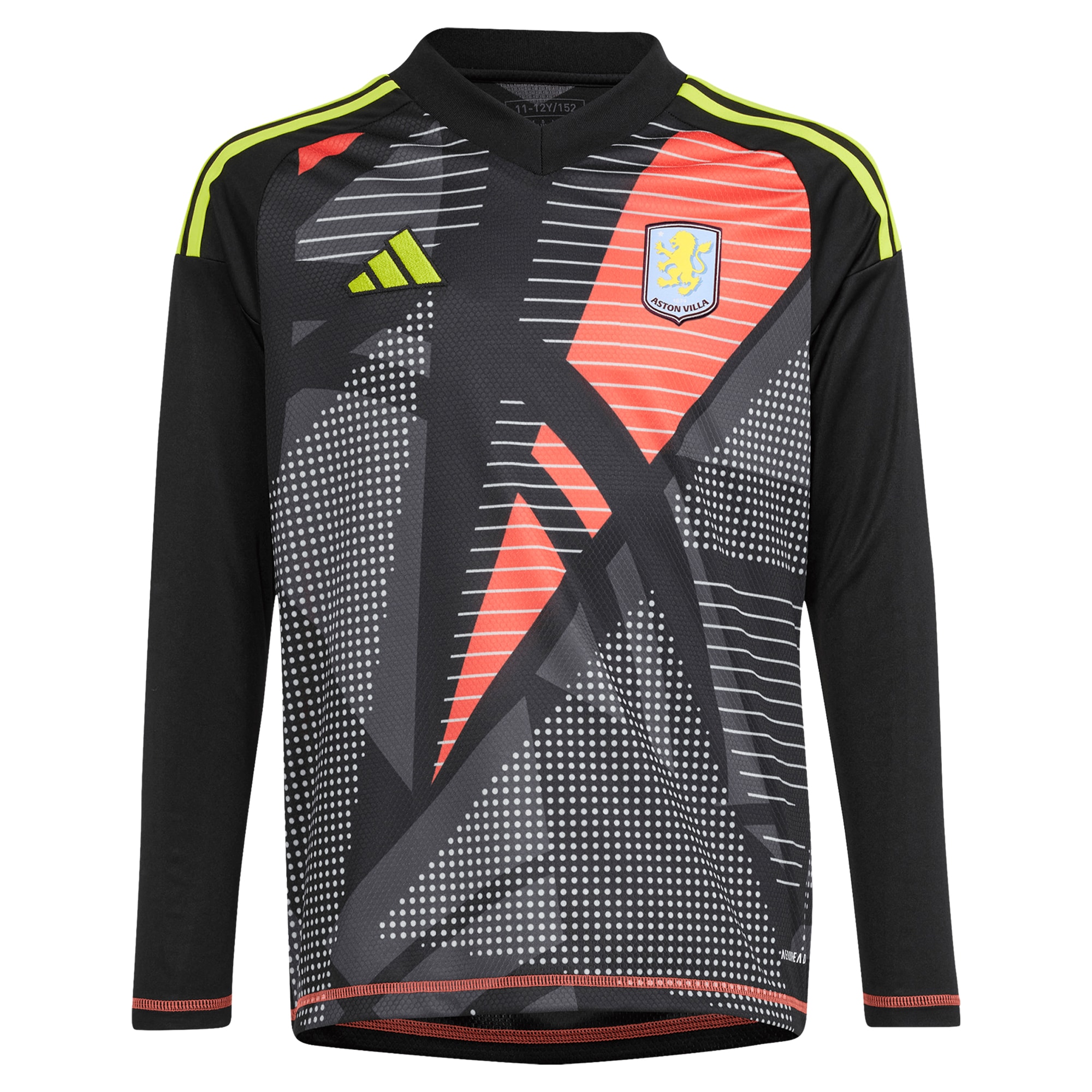 aston villa adidas goalkeeper shirt 2024-25 – long sleeve – kids – 201964003 with custom printing Collection | Official Aston Villa Shirts