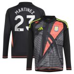 aston villa adidas goalkeeper shirt 2024-25 – long sleeve – kids with martinez 23 printing – 202029325 Collection | Official Aston Villa Shirts