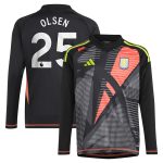 aston villa adidas goalkeeper shirt 2024-25 – long sleeve – kids with olsen 25 printing – 202029322 Collection | Official Aston Villa Shirts