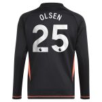 aston villa adidas goalkeeper shirt 2024-25 – long sleeve – kids with olsen 25 printing – 202029322 Collection | Official Aston Villa Shirts