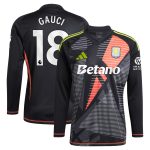 aston villa adidas goalkeeper shirt 2024-25 – long sleeve with gauci 18 printing – 202028940 Collection | Official Aston Villa Shirts