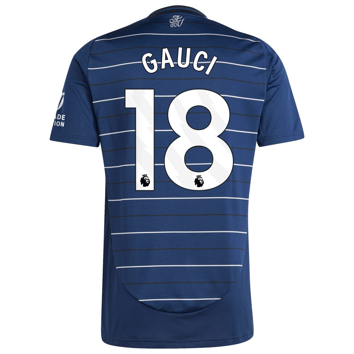 aston villa adidas goalkeeper shirt 2024-25 – long sleeve with gauci 18 printing – 202030972 Collection | Official Aston Villa Shirts