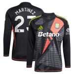 aston villa adidas goalkeeper shirt 2024-25 – long sleeve with martinez 23 printing – 202028938 Collection | Official Aston Villa Shirts
