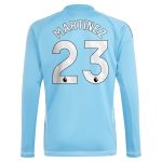 aston villa adidas goalkeeper shirt 2024-25 – long sleeve with martinez 23 printing – 202030980 Collection | Official Aston Villa Shirts