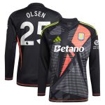 aston villa adidas goalkeeper shirt 2024-25 – long sleeve with olsen 25 printing – 202028939 Collection | Official Aston Villa Shirts
