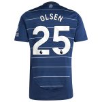 aston villa adidas goalkeeper shirt 2024-25 – long sleeve with olsen 25 printing – 202030975 Collection | Official Aston Villa Shirts