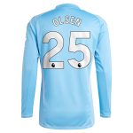 aston villa adidas goalkeeper shirt 2024-25 – long sleeve with olsen 25 printing – 202030976 Collection | Official Aston Villa Shirts