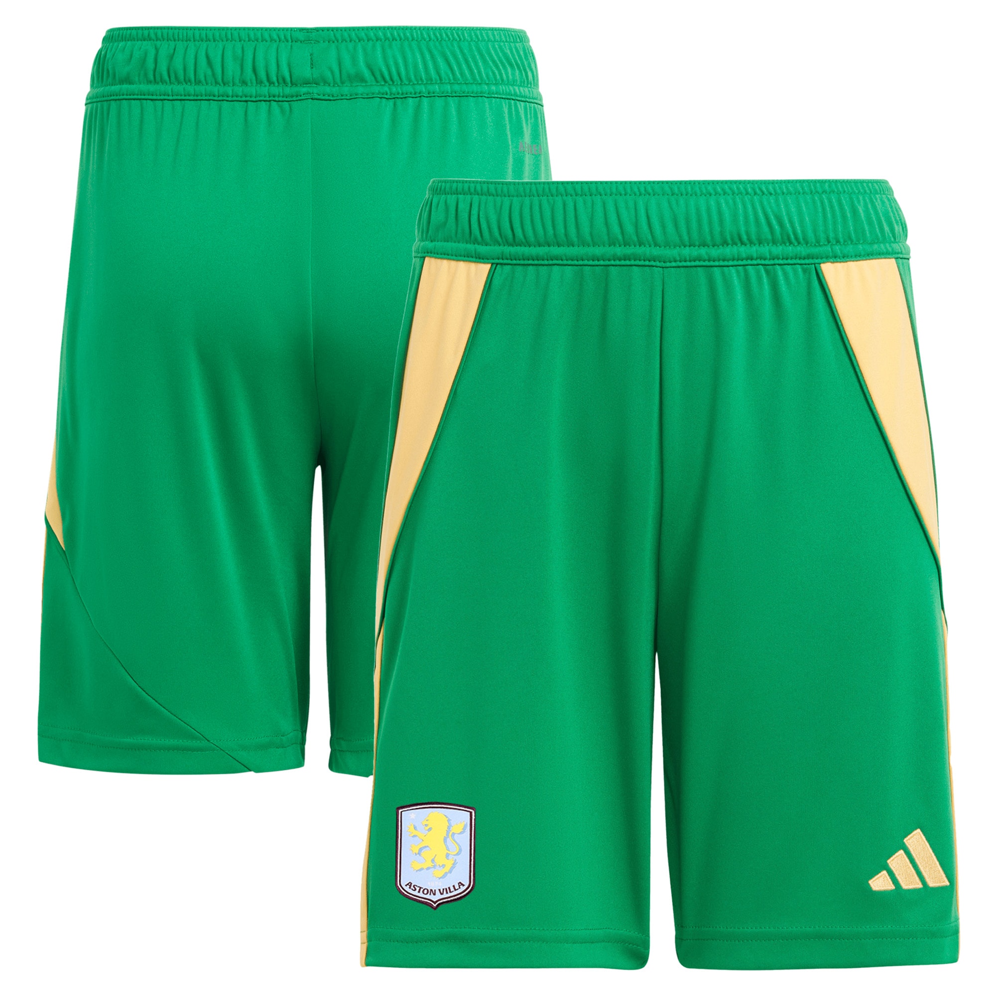 aston villa adidas goalkeeper shorts 2024-25 – kids – 201964012 with custom printing Collection | Official Aston Villa Shirts