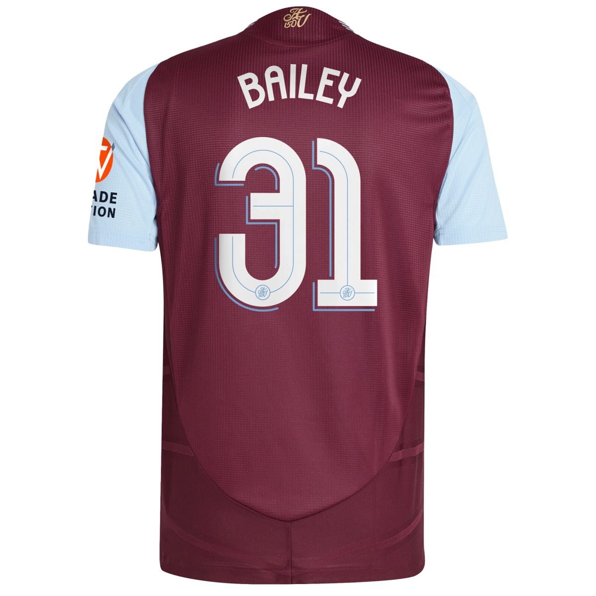 aston villa adidas home authentic shirt 2024-25 with bailey 31 cup printing Collection | Official Aston Villa Shirts