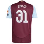 aston villa adidas home authentic shirt 2024-25 with bailey 31 cup printing Collection | Official Aston Villa Shirts