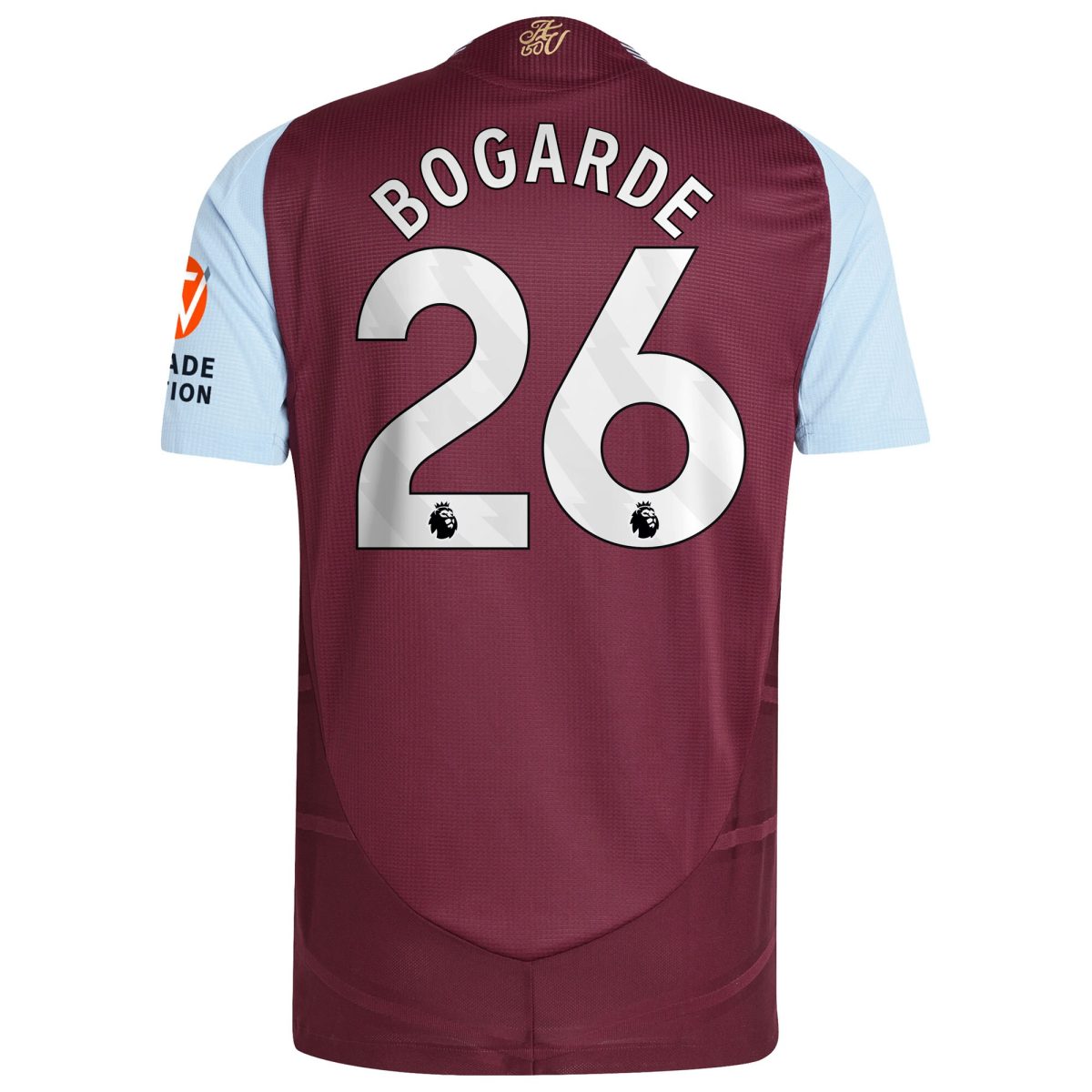aston villa adidas home authentic shirt 2024-25 with bogarde 26 printing Collection | Official Aston Villa Shirts