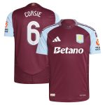 aston villa adidas home authentic shirt 2024-25 with corsie 6 cup printing Collection | Official Aston Villa Shirts