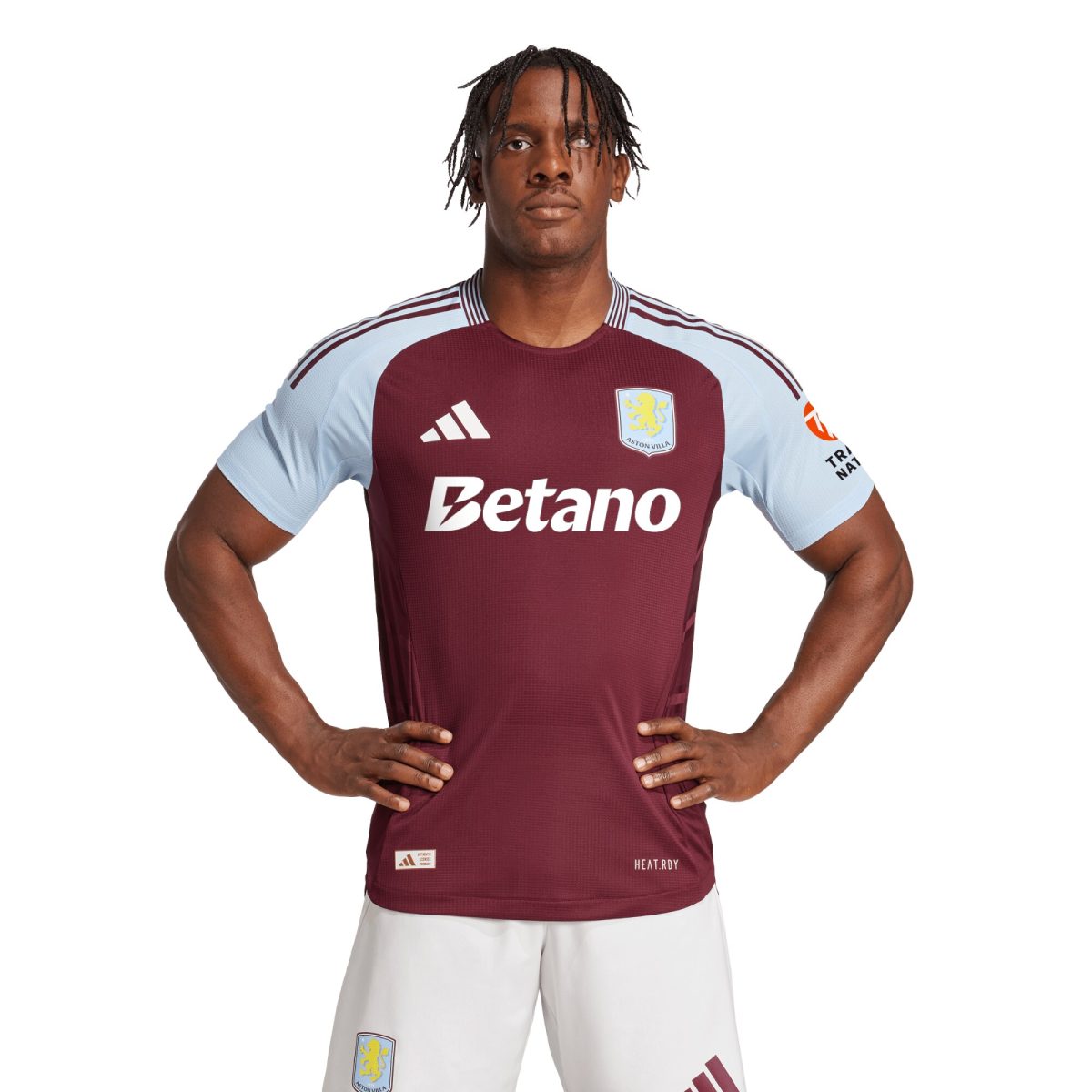 aston villa adidas home authentic shirt 2024-25 with custom printing Collection | Official Aston Villa Shirts
