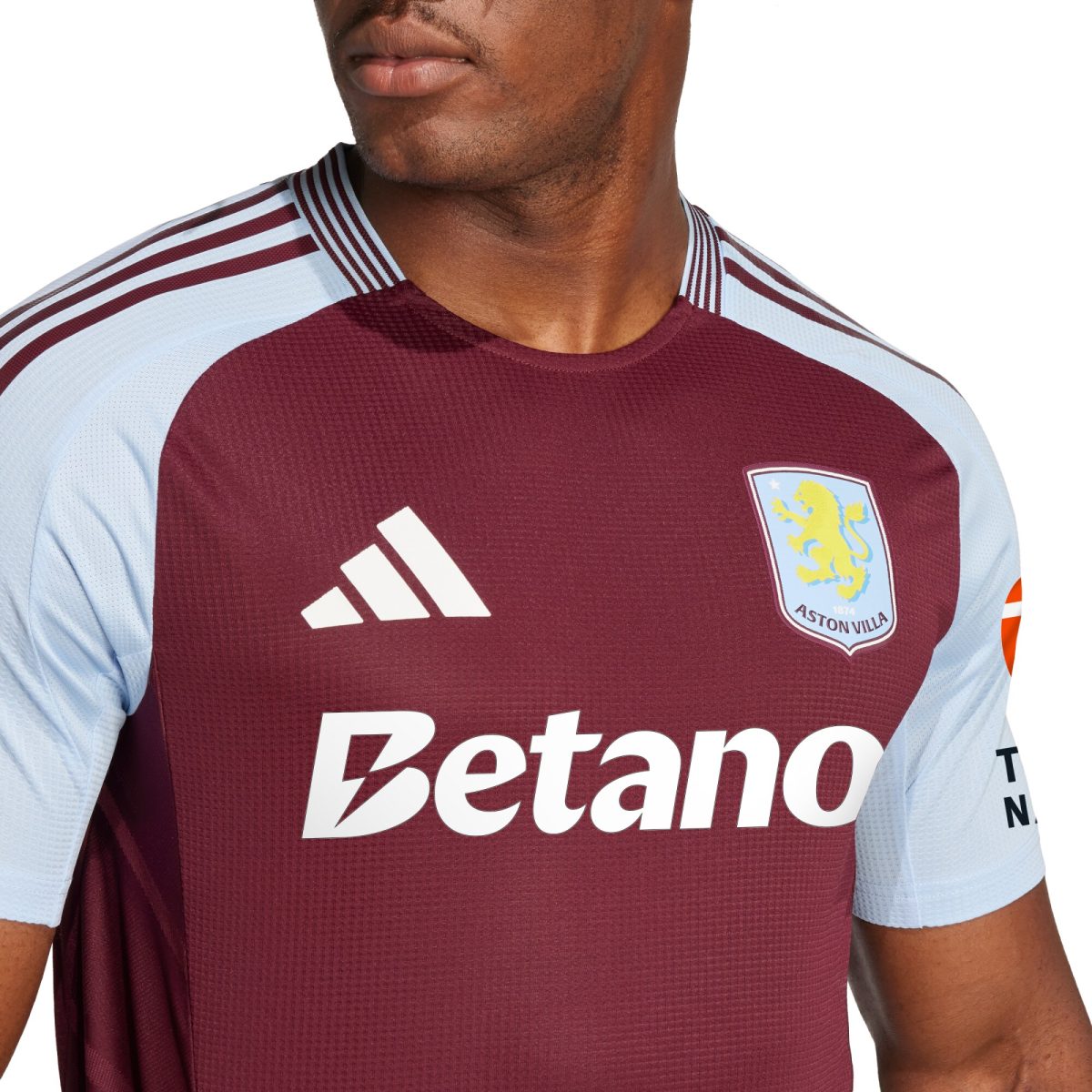 aston villa adidas home authentic shirt 2024-25 with custom printing Collection | Official Aston Villa Shirts
