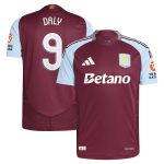aston villa adidas home authentic shirt 2024-25 with daly 9 cup printing Collection | Official Aston Villa Shirts