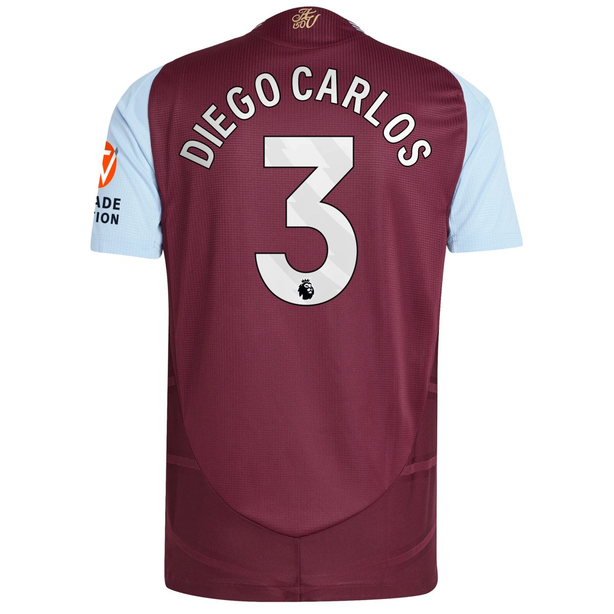 aston villa adidas home authentic shirt 2024-25 with diego carlos 3 printing Collection | Official Aston Villa Shirts