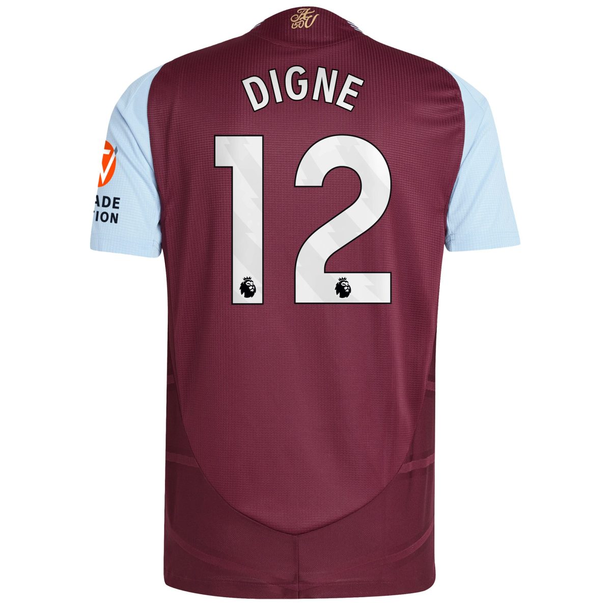 aston villa adidas home authentic shirt 2024-25 with digne 12 printing Collection | Official Aston Villa Shirts