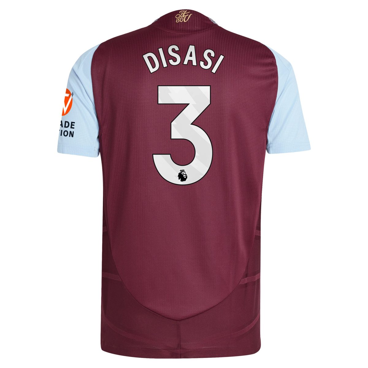 aston villa adidas home authentic shirt 2024-25 with disasi 3 printing Collection | Official Aston Villa Shirts