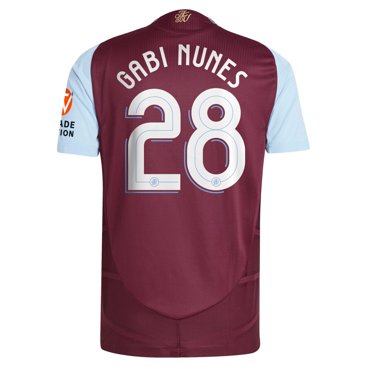 aston villa adidas home authentic shirt 2024-25 with gabi nunes 28 cup printing Collection | Official Aston Villa Shirts