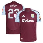 aston villa adidas home authentic shirt 2024-25 with grant 23 cup printing Collection | Official Aston Villa Shirts