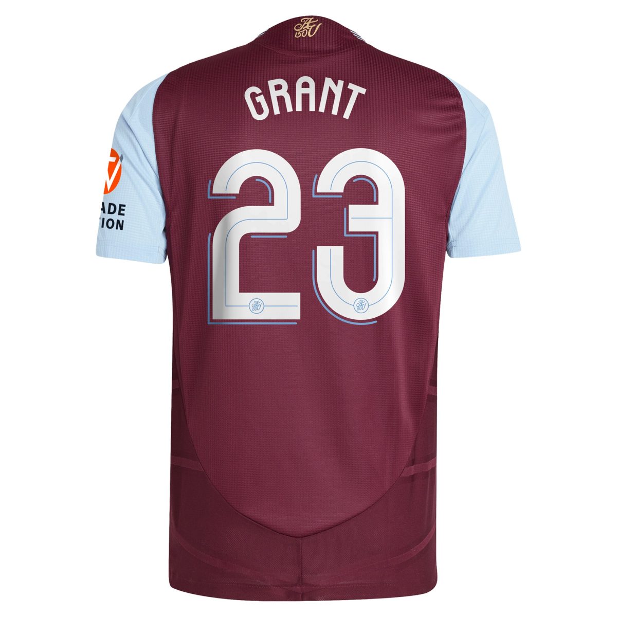aston villa adidas home authentic shirt 2024-25 with grant 23 cup printing Collection | Official Aston Villa Shirts