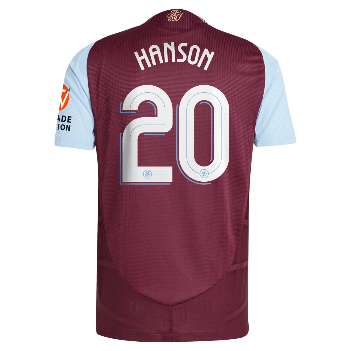 aston villa adidas home authentic shirt 2024-25 with hanson 20 cup printing Collection | Official Aston Villa Shirts