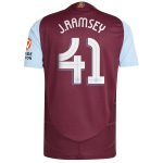 aston villa adidas home authentic shirt 2024-25 with j. ramsey 41 cup printing Collection | Official Aston Villa Shirts